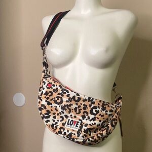 Brighton Spotted Love Leopard Crossbody Bag  NEW